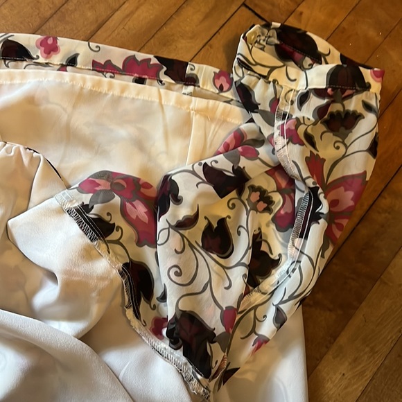 Floral Flowy MIDI LOFT Dress women L - Picture 12 of 12